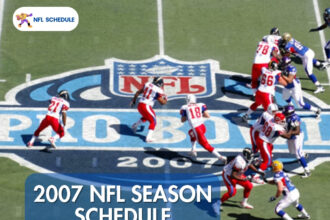 2007 nfl season schedule