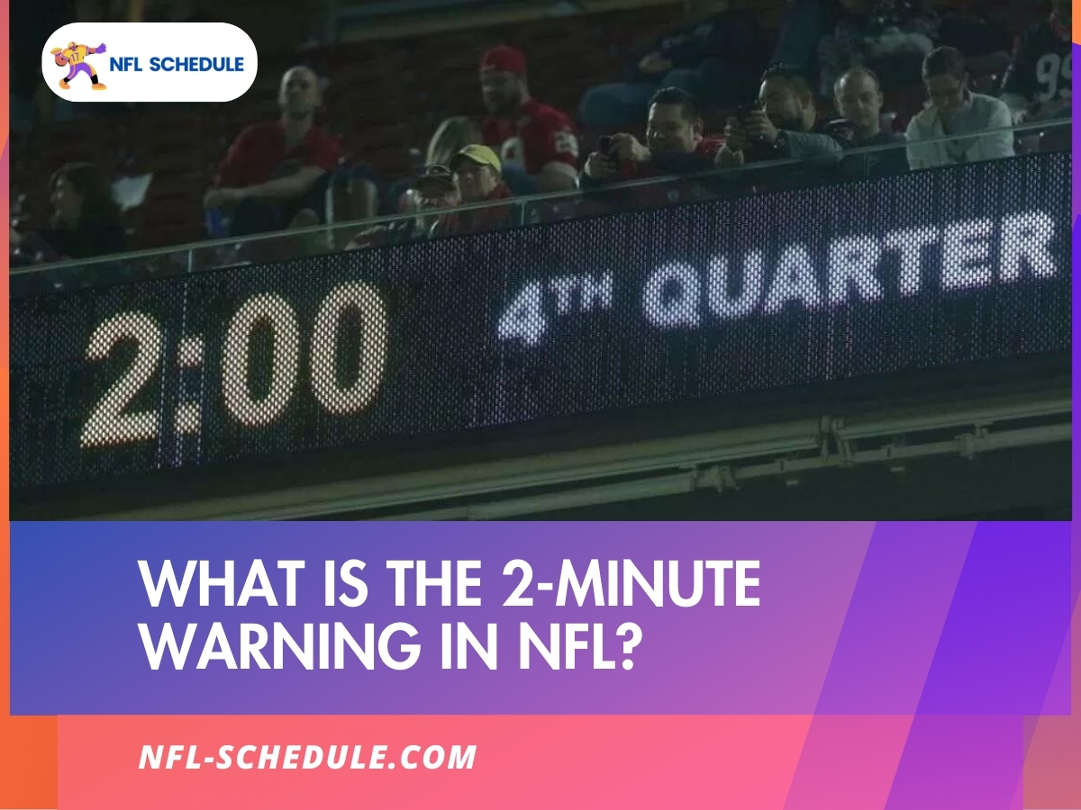 2 minute warning in the nfl